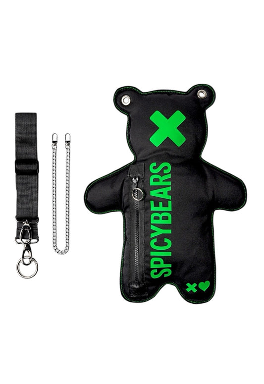 Black | Neon Green Bear Bag