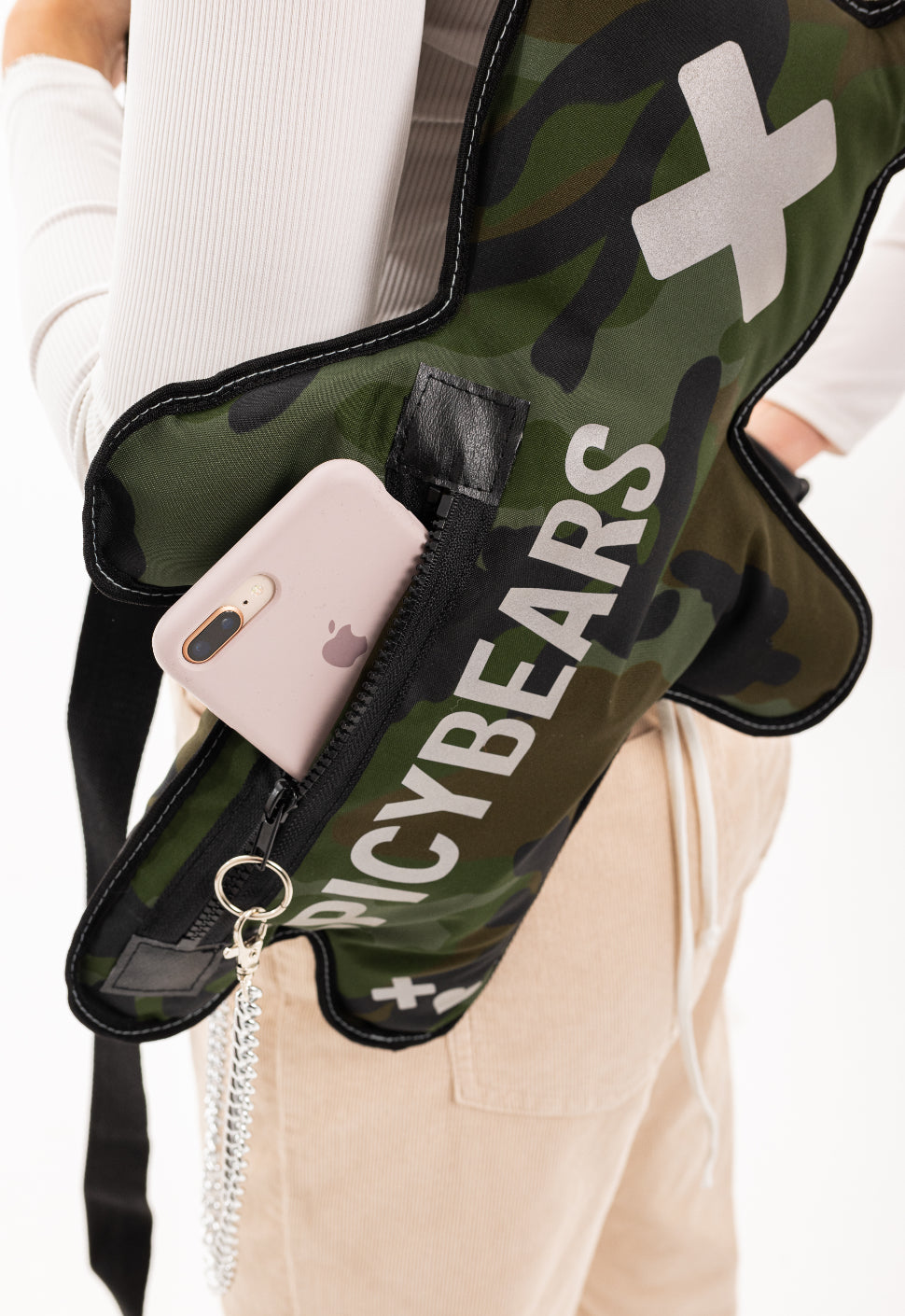 Green | Reflective Bear Bag | CamoBEARS