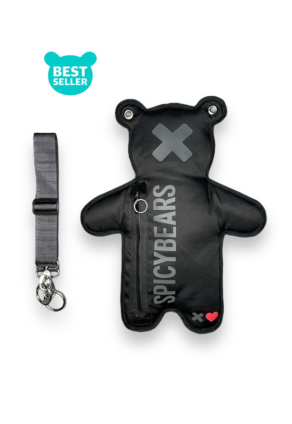 Total Black | Reflective Bear Bag | Valentine's Day Edition