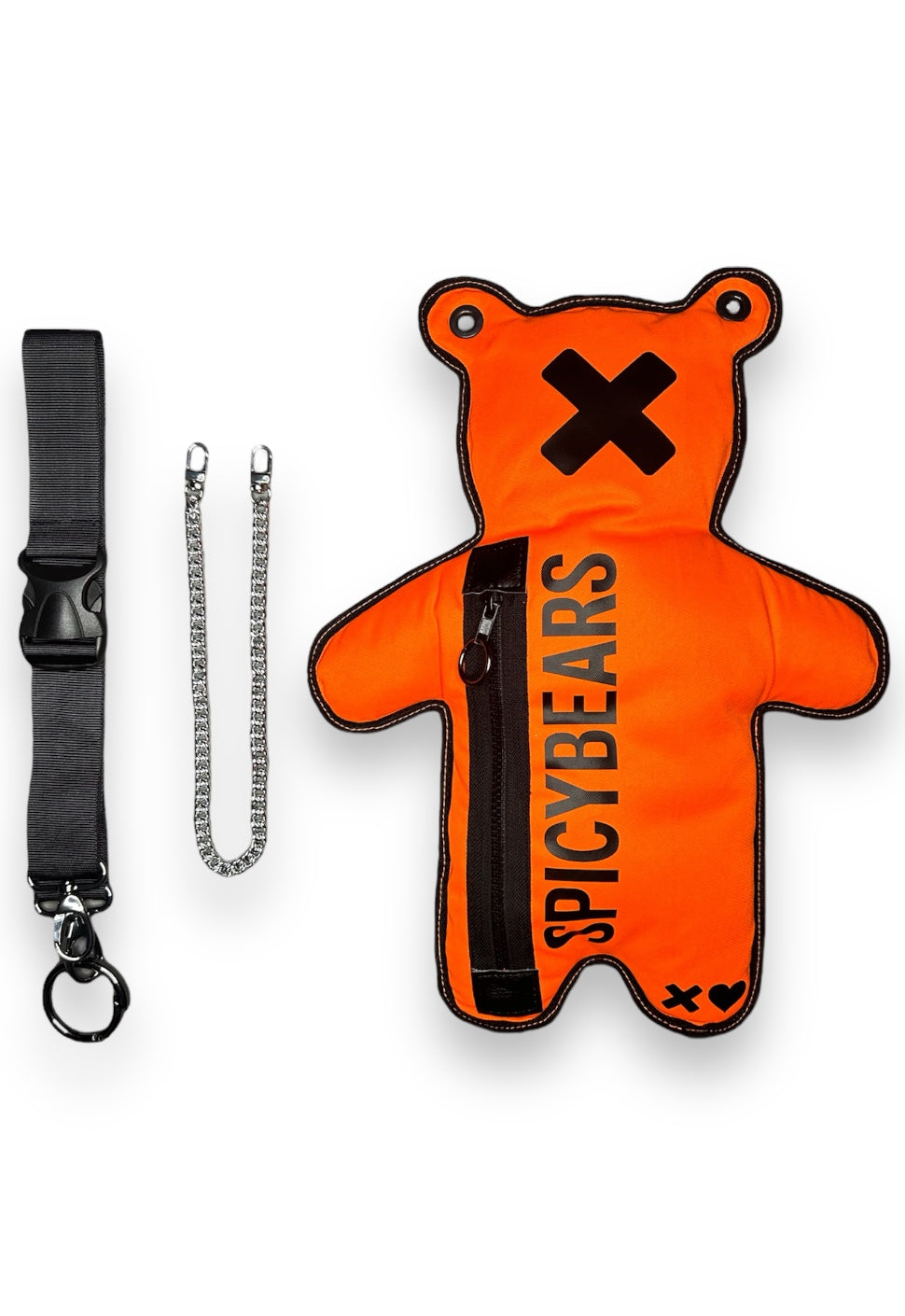 Neon Orange | Black Bear Bag