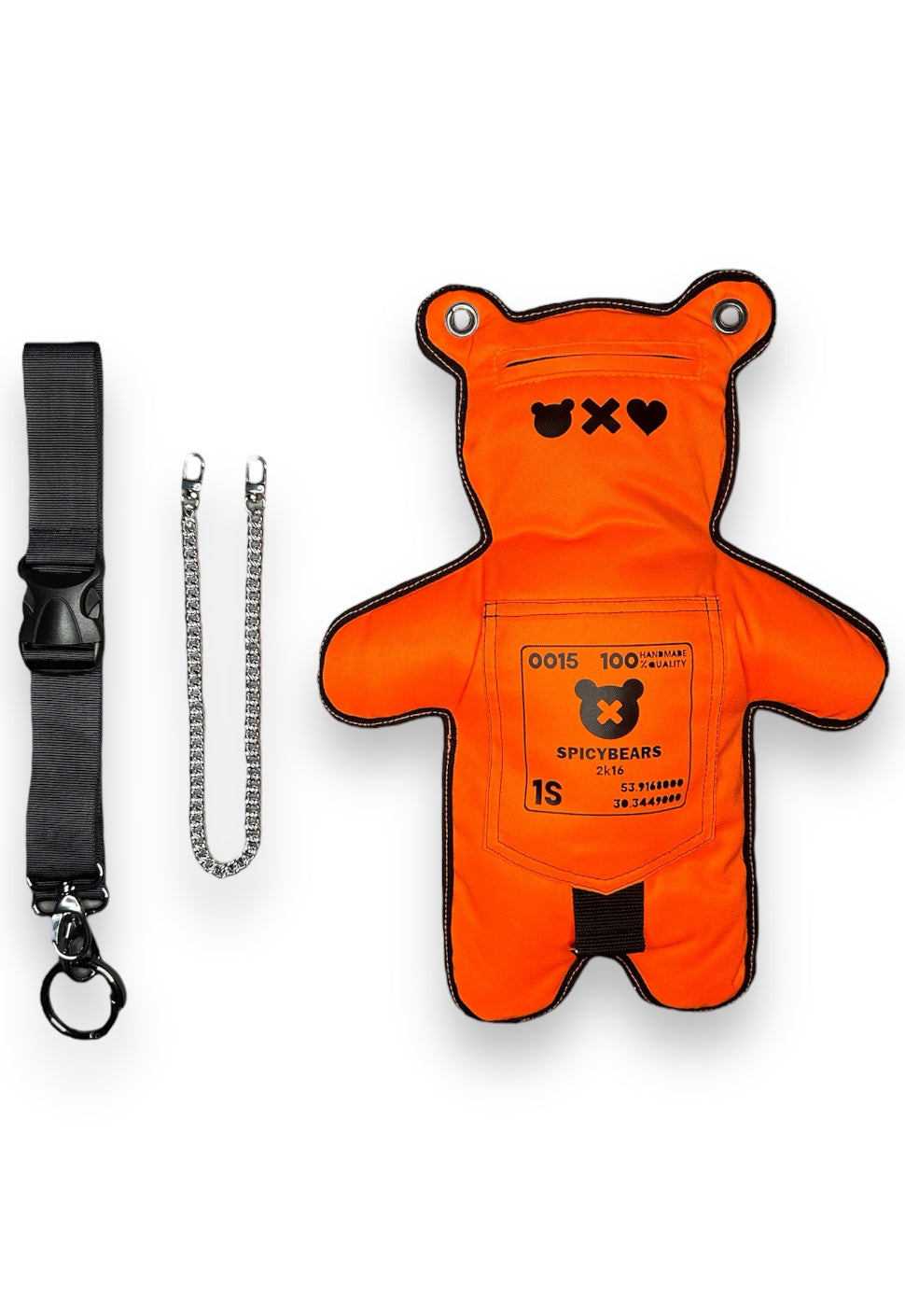 Neon Orange | Black Bear Bag