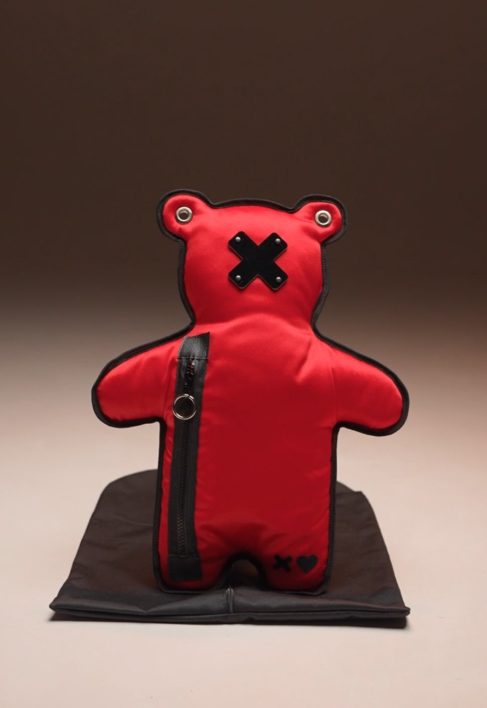REDX - Red | Black Acrylic Crossbody Bear Bag – SPICYBEARS