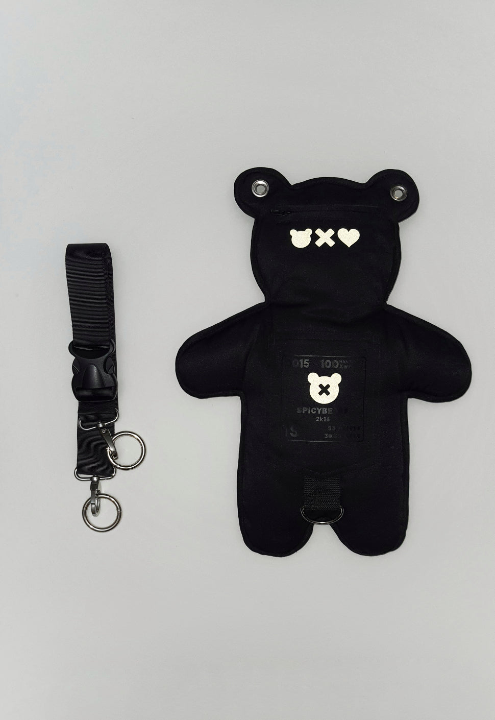 Total Black | Reflective Bear Bag | Valentine's Day Edition