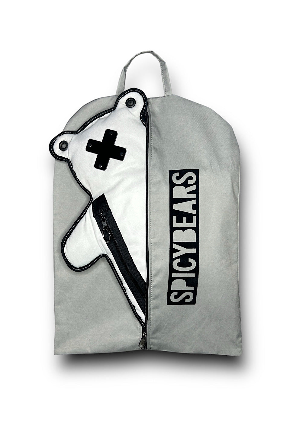 White | Black Acrylic Bear Bag - SPICYBEARS